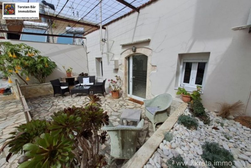 Plaka Kreta, Plaka revovierter Bungalow mit 2SZ und Garten Haus kaufen